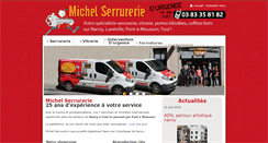 Desktop Screenshot of michelserrurerie.fr